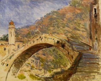 Claude Oscar Monet : Bridge at Dolceacqua